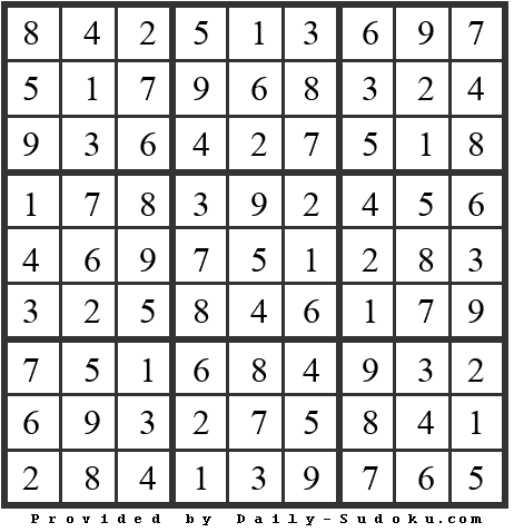 Daily Sudoku