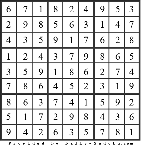 Daily Sudoku