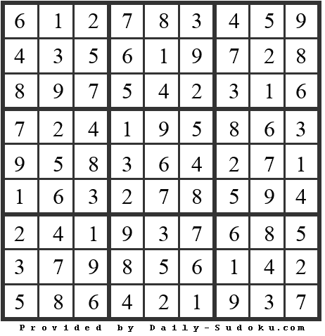 Daily Sudoku