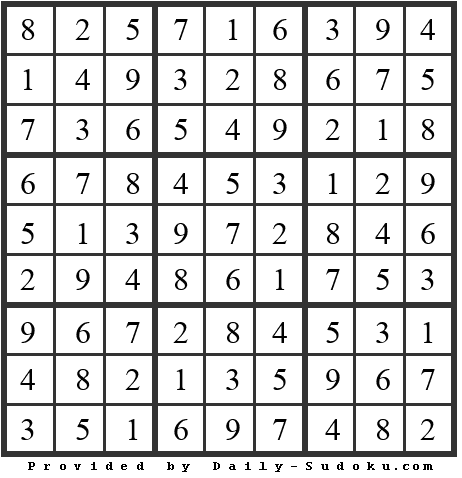 Daily Sudoku