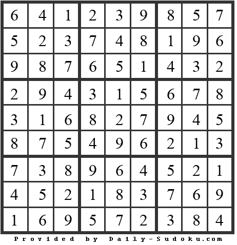 Daily Sudoku