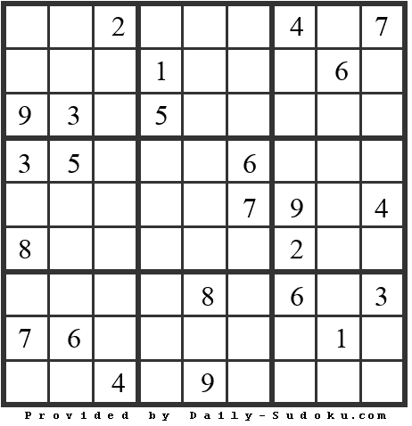 Daily Sudoku