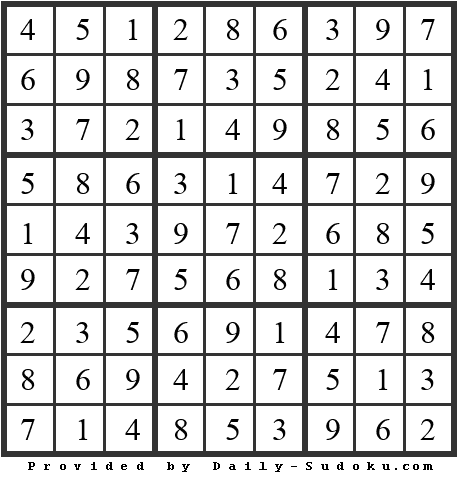 Daily Sudoku
