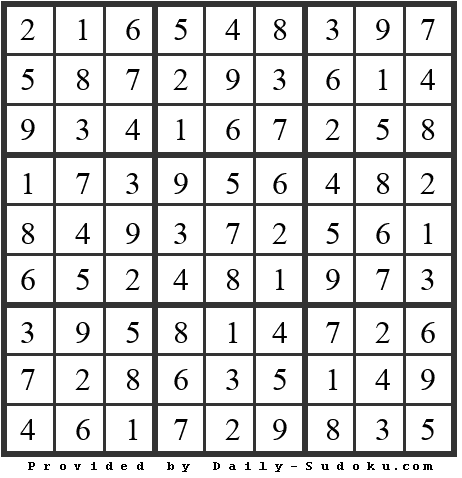 Daily Sudoku