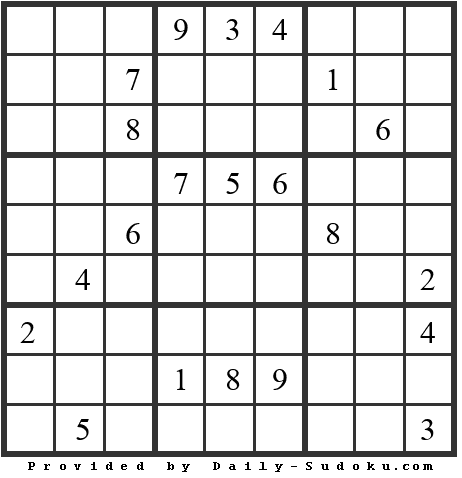 Daily Sudoku