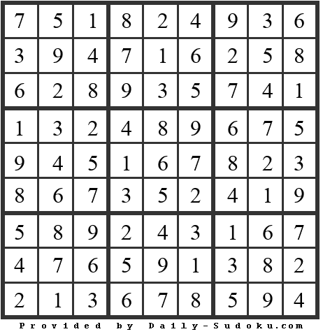 Daily Sudoku