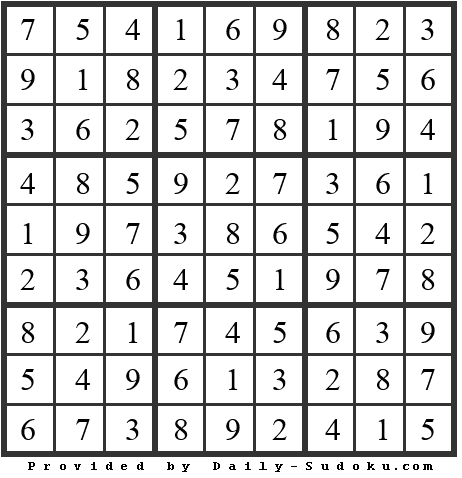 Daily Sudoku