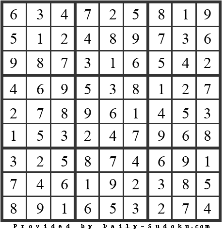 Daily Sudoku
