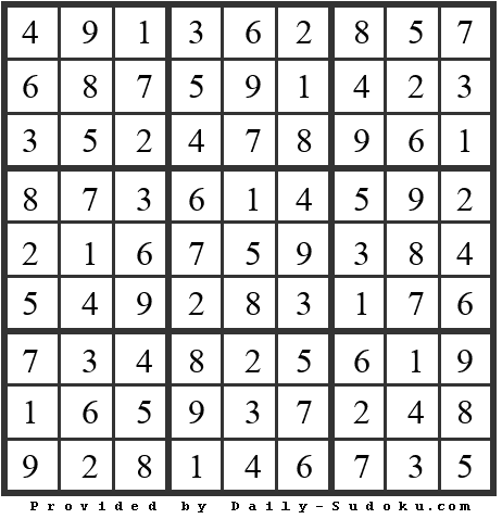 Daily Sudoku