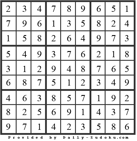 Daily Sudoku