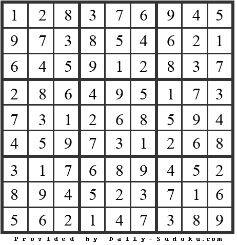 Daily Sudoku