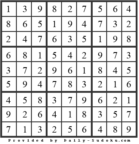 Daily Sudoku