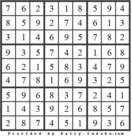 Daily Sudoku