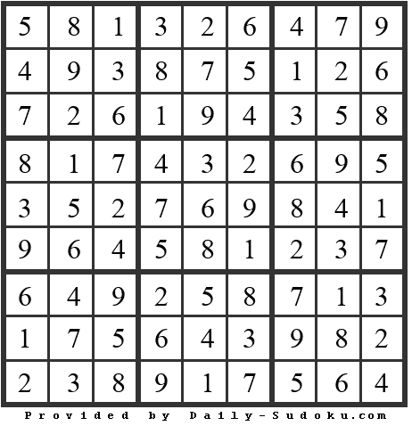 Daily Sudoku