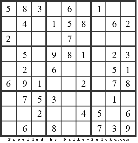 Daily Sudoku