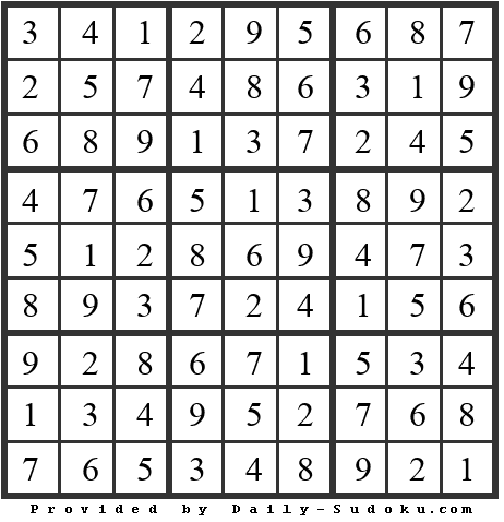 Daily Sudoku