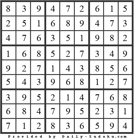 Daily Sudoku