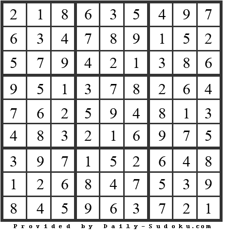 Daily Sudoku