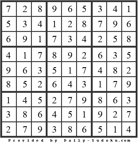 Daily Sudoku
