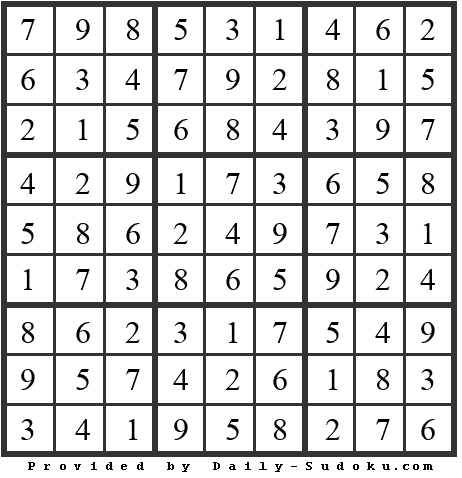 Daily Sudoku