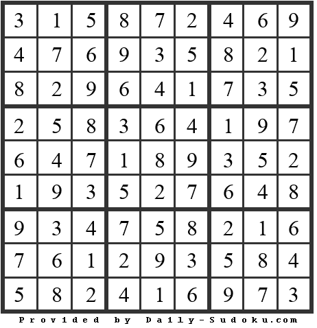 Daily Sudoku
