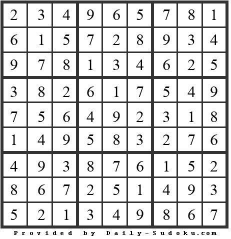 Daily Sudoku