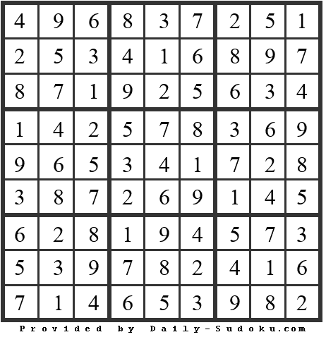 Daily Sudoku