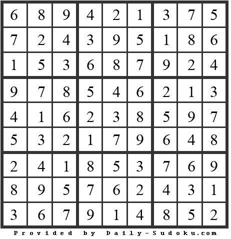 Daily Sudoku