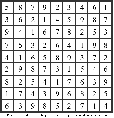 Daily Sudoku