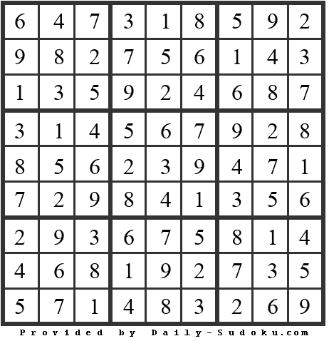 Daily Sudoku