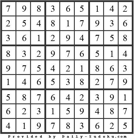 Daily Sudoku