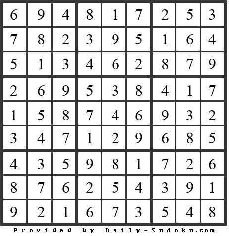 Daily Sudoku