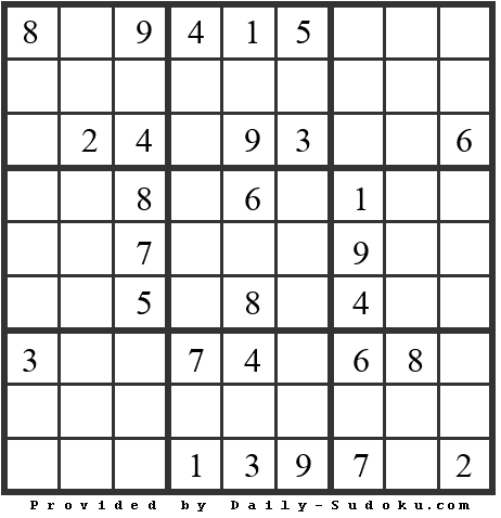 Daily Sudoku