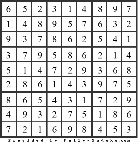 Daily Sudoku