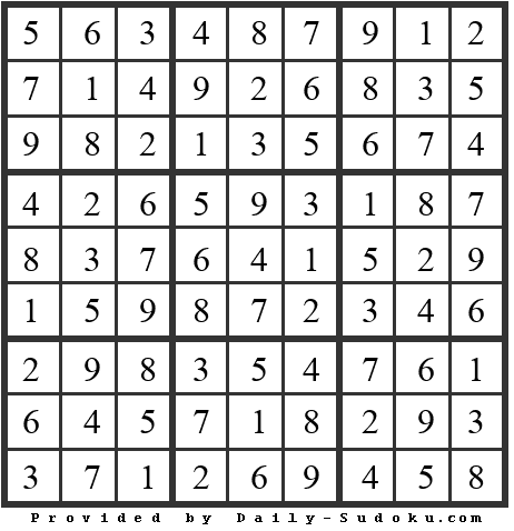 Daily Sudoku