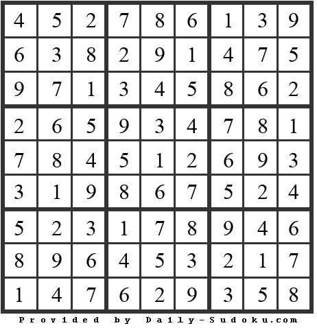 Daily Sudoku