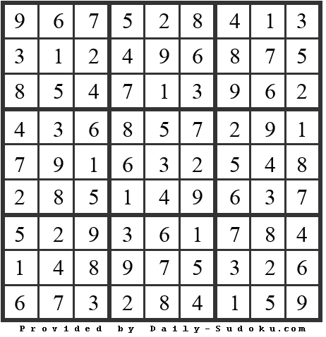 Daily Sudoku