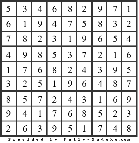 Daily Sudoku