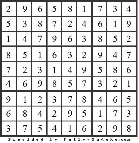 Daily Sudoku