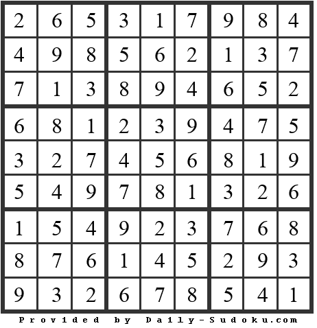Daily Sudoku