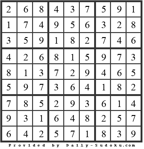 Daily Sudoku
