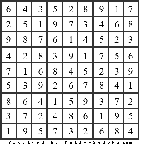 Daily Sudoku