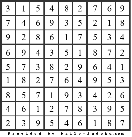 Daily Sudoku