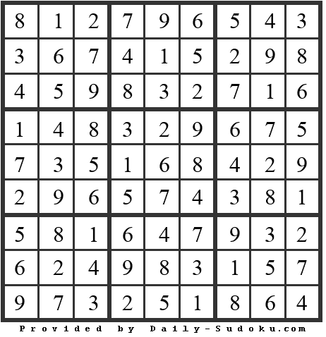Daily Sudoku