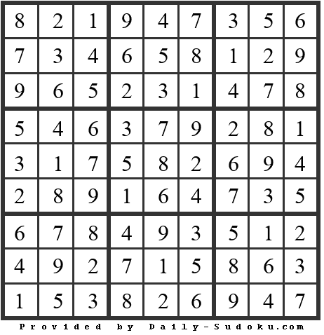 Daily Sudoku
