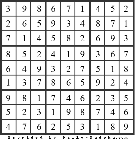 Daily Sudoku