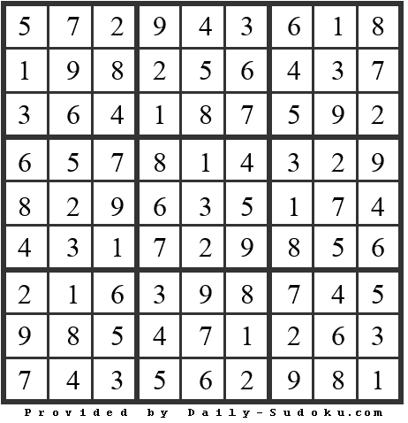 Daily Sudoku
