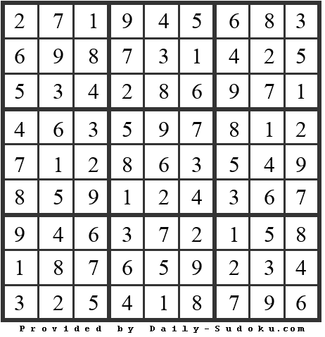 Daily Sudoku