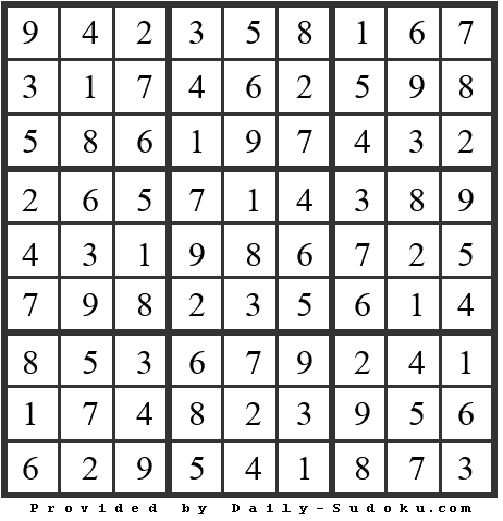 Daily Sudoku