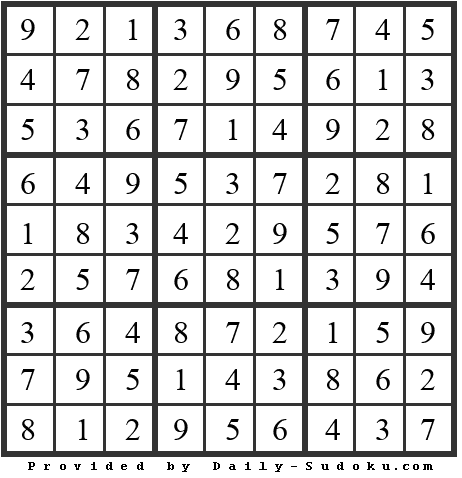 Daily Sudoku